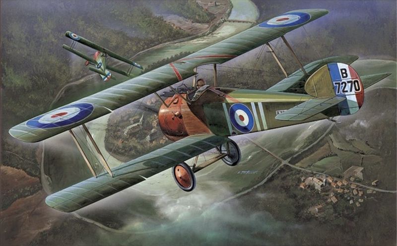 Academy 12109 British Sopwith Camel F.1 Fighter Aircraft 1:32 Scale Plastic Model Kit
