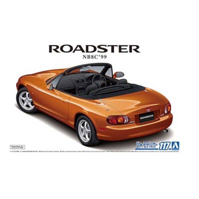 Aoshima 05792 Mazda Nb8C Roadster' 99 1:24 Scale Plastic Model Kit