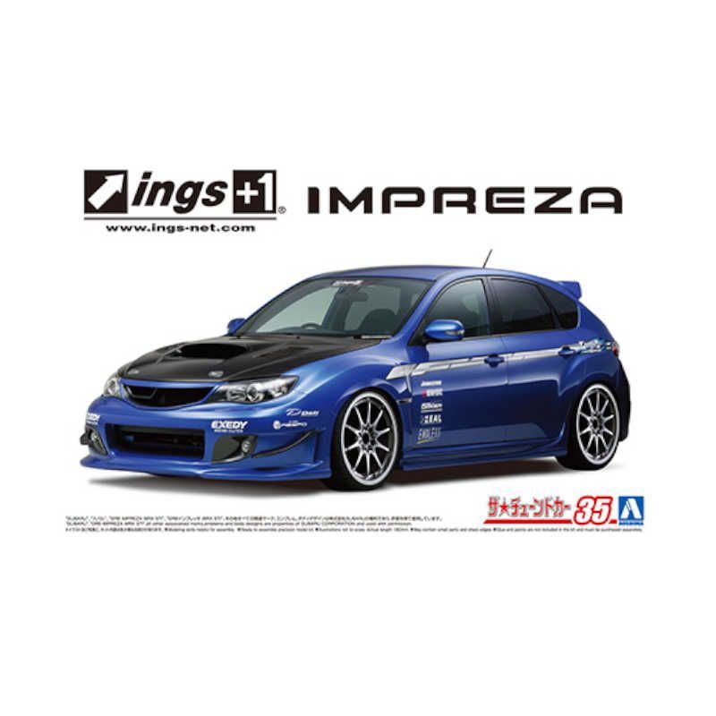 Aoshima 05875 Subaru Imprezza Ings  1:24 Scale Plastic Model Kit