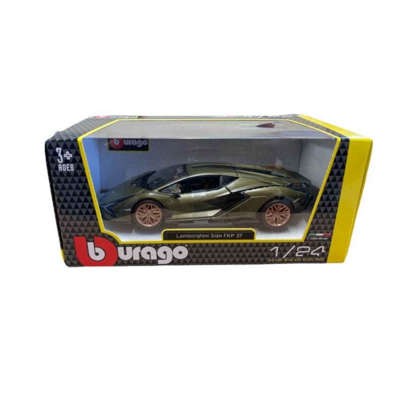 Bburago 18-21099 Lamborghini Sian FKP 37 Green 1:24 Scale Diecast Model