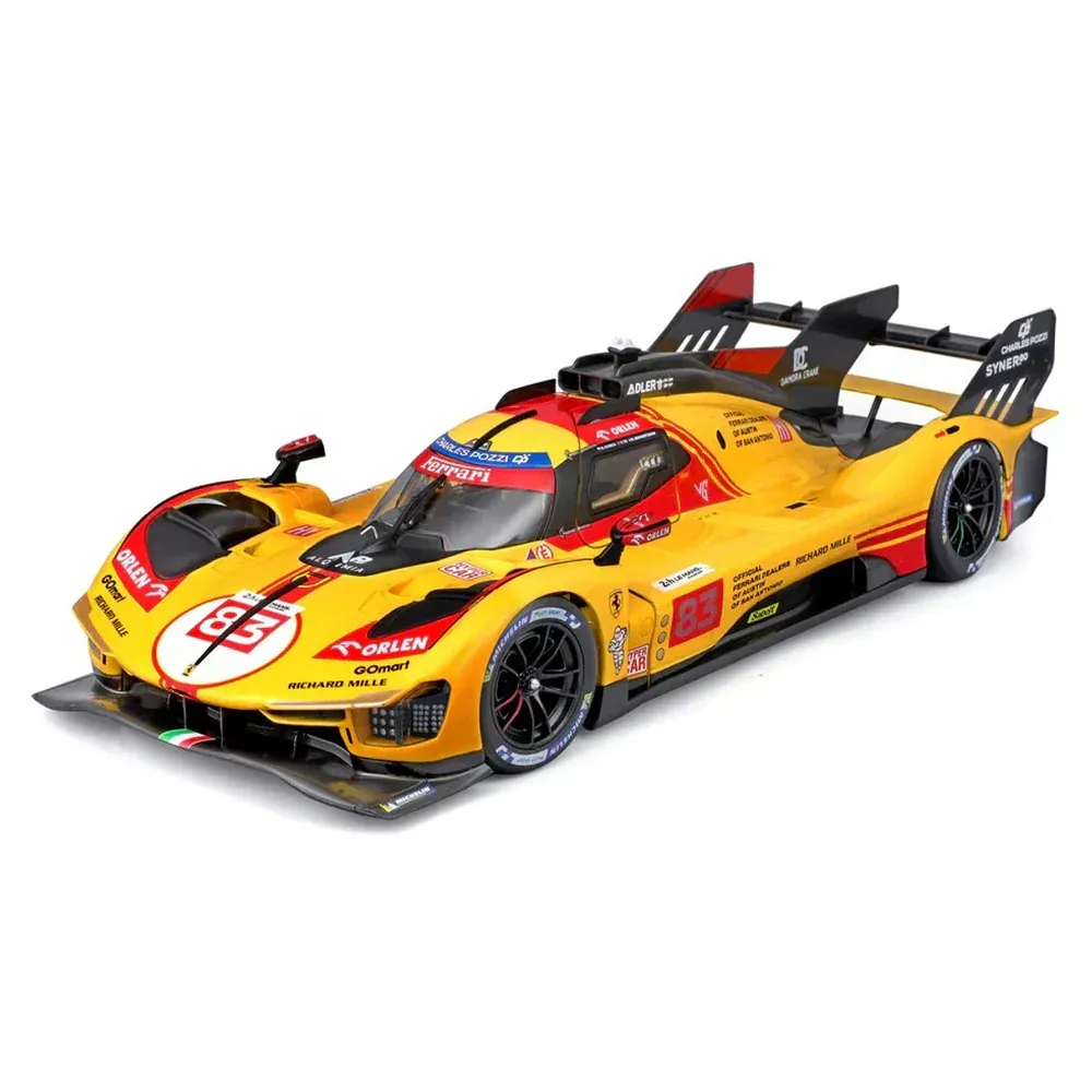 Bburago 18-26313 Ferrari 499P #83  LM Hypercar 2024 AF Corse 1:24 Scale Diecast Model