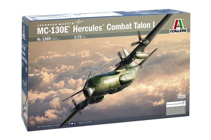 Italeri 1369 MC-130E Hercules Combat Talon I 1:72 Scale Plastic Model Kit