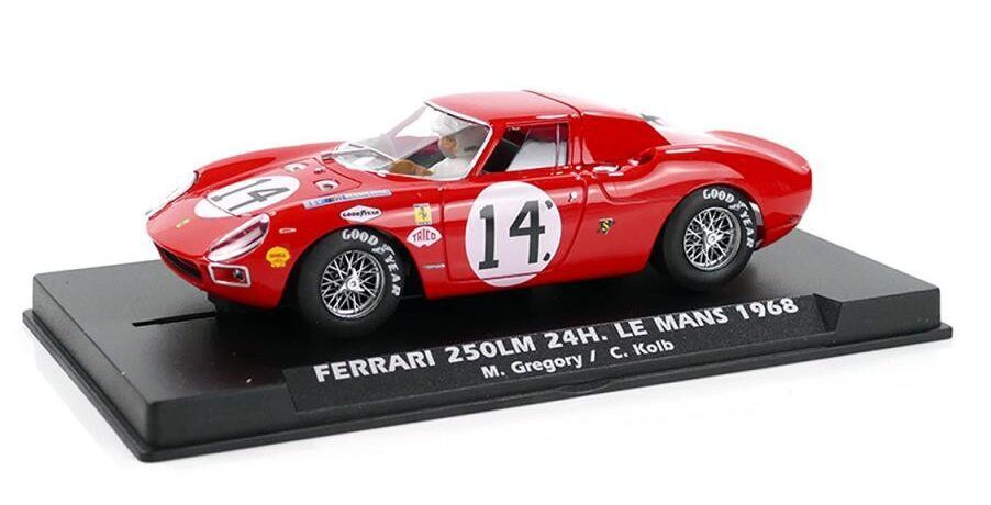 Fly A2066 Ferrari 250LM 24hr Le Mans 1968 Gregory/Kolb Slot Car