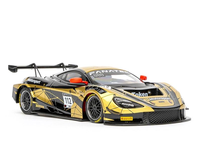 NSR 0450AW McLaren 720S No.112 JP Motorsport 2021 Yellow AW Slot Car NSR 0450AW McLaren 720S No.112 JP Motorsport 2021 Yellow AW Slot Car