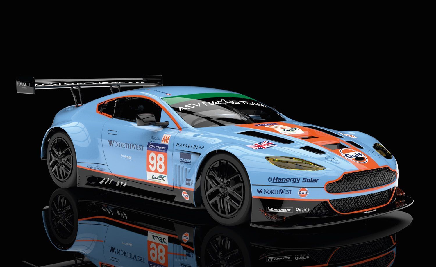 NSR 0501AW ASV Le Mans 2014 No.98 GTE Am AW King 21k Slot Car