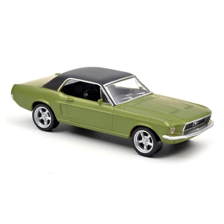Norev 270585 1968 Ford Mustang - Metallic Green 1:43 Scale Diecast Model Norev 270585 1968 Ford Mustang - Metallic Green 1:43 Scale Diecast Model