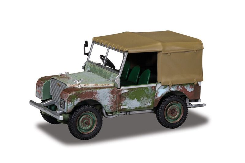 Corgi VA11119 Land Rover Series I 80 Corgi VA11119 Land Rover Series I 80" - Light Green (Weathered) Diecast Model