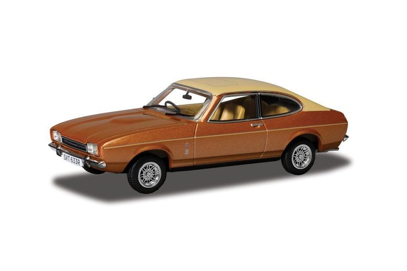 Corgi VA15406 Ford Capri Mk2 3.0 Ghia - Saturn Gold Diecast Model
