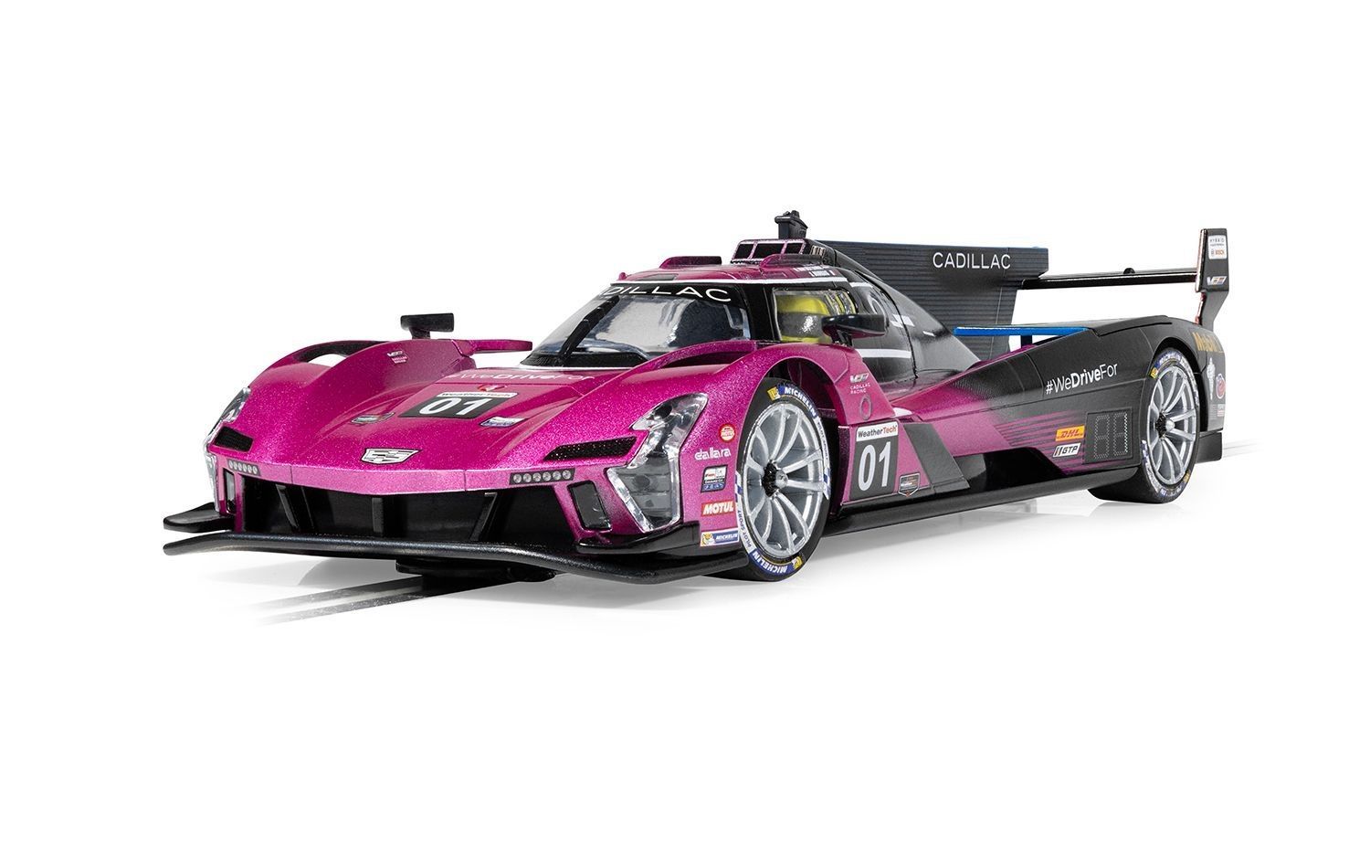 Scalextric C4611 Cadillac V-Series R - Road Atlanta 2024 - Pink Slot Car Scalextric C4611 Cadillac V-Series R - Road Atlanta 2024 - Pink Slot Car