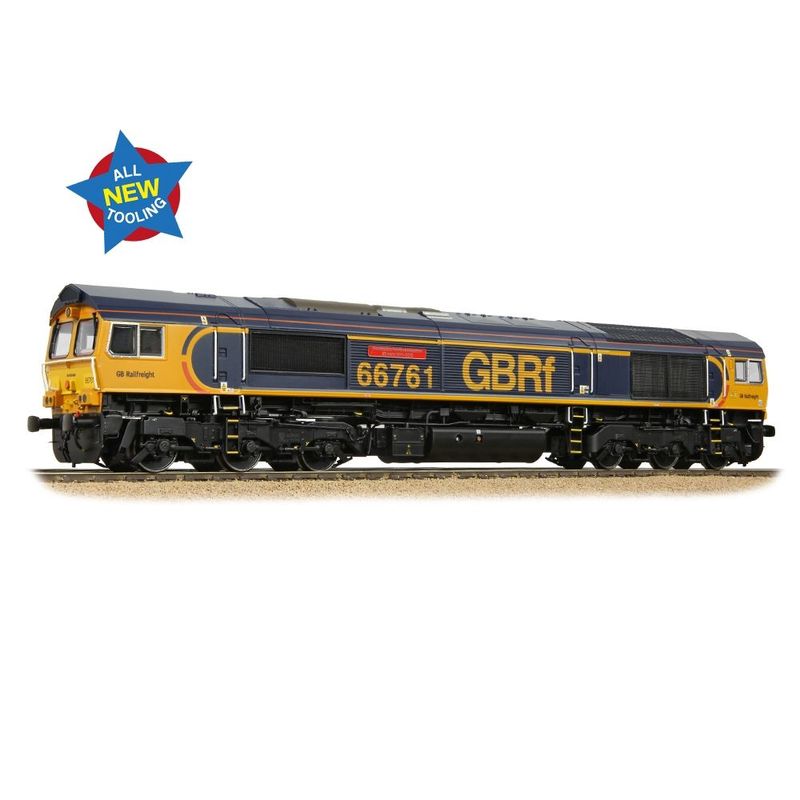 Bachmann 50-003 Class 66/7 66761 'Wensleydale Railway Association' GBRf Europorte OO/HO Gauge Locomotive