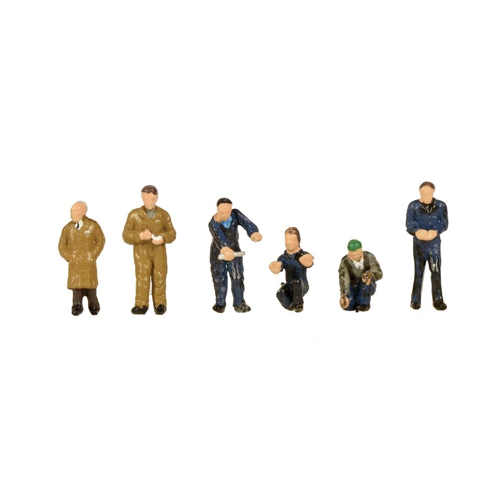 Graham Farish Scenecraft 379-316 Factory Workers & Foreman x 6 N Gauge