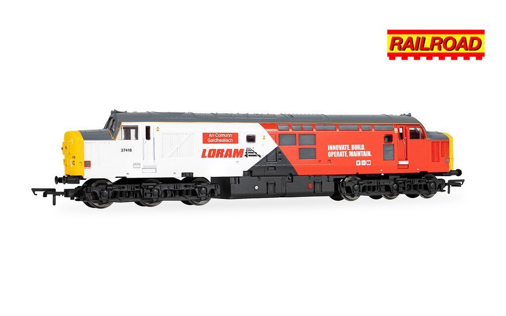 Hornby R30436 RailRoad - Loram - Class 37 - 'An Comunn Gaidhealach' 37418 Era 11