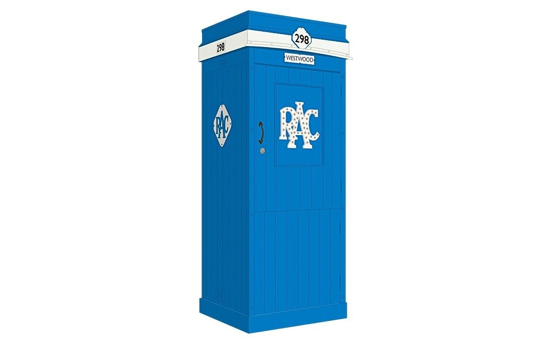 Hornby R9878 RAC Telephone Box OO Gauge Hornby R9878 RAC Telephone Box OO Gauge