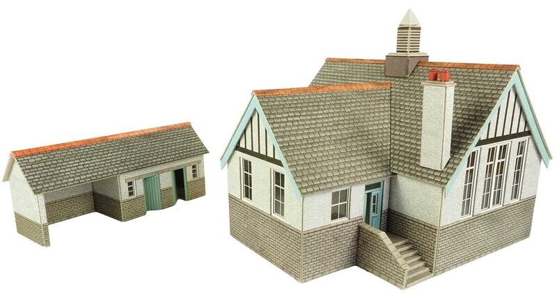 Metcalfe PO253 OO/HO Scale Village School Card Kit