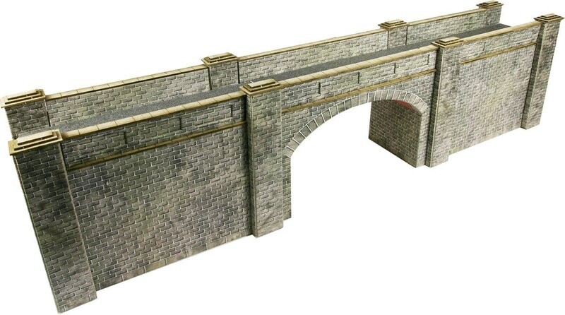 Metcalfe PO247 OO/HO Scale Railway Bridge In Stone Card Kit Metcalfe PO247 OO/HO Scale Railway Bridge In Stone Card Kit