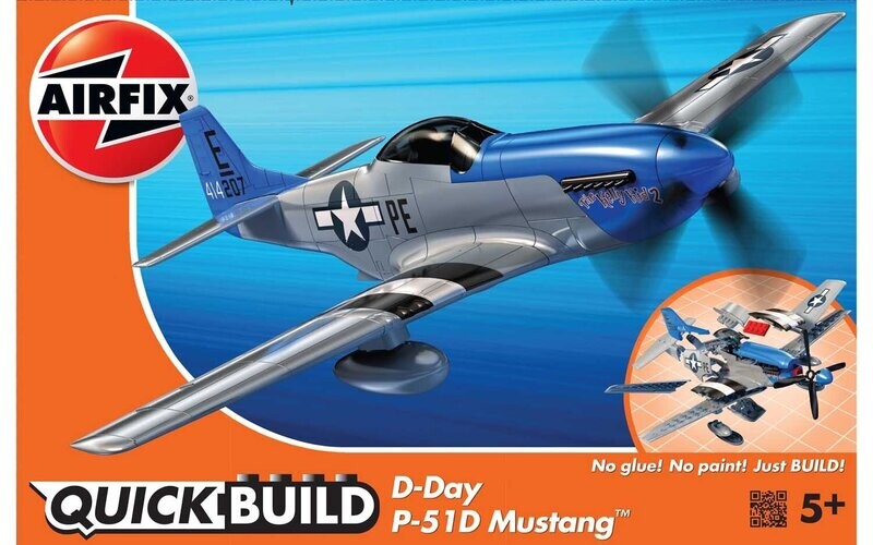 Airfix J6046 QUICKBUILD D-Day P-51D Mustang Airfix J6046 QUICKBUILD D-Day P-51D Mustang