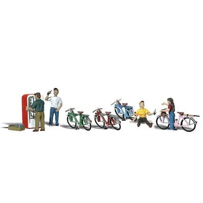 Woodland Scenics A1904 Bicycle Buddies HO/OO Scale