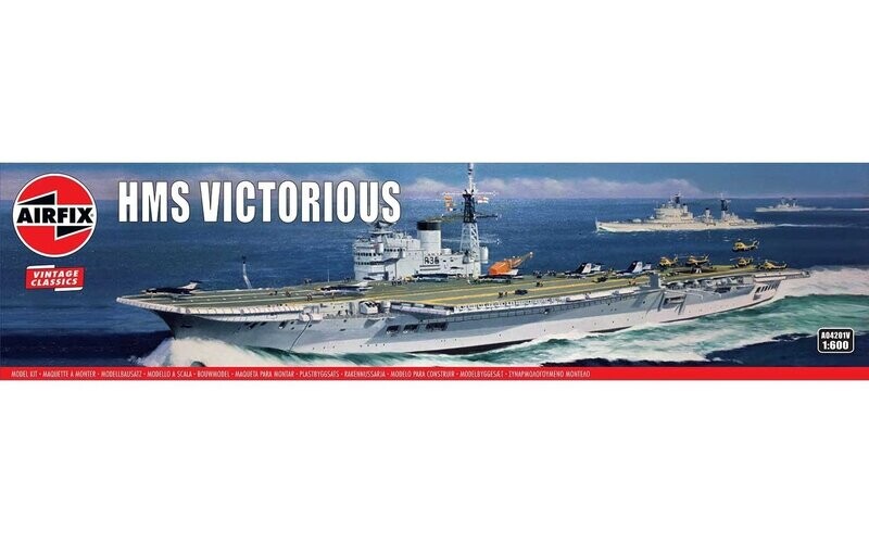 Airfix A04201V HMS Victorious 1/600 Scale Plastic Model Kit Airfix A04201V HMS Victorious 1/600 Scale Plastic Model Kit