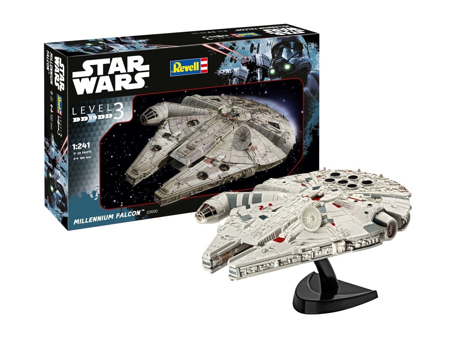Revell 03600 Star Wars - Millenium Falcon 1:241 Scale Plastic Model Kit Revell 03600 Star Wars - Millenium Falcon 1:241 Scale Plastic Model Kit