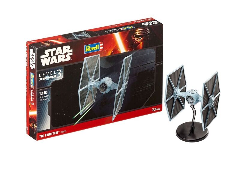 Revell 03605 Star Wars - Tie Fighter 1:110 Scale Plastic Model Kit Revell 03605 Star Wars - Tie Fighter 1:110 Scale Plastic Model Kit
