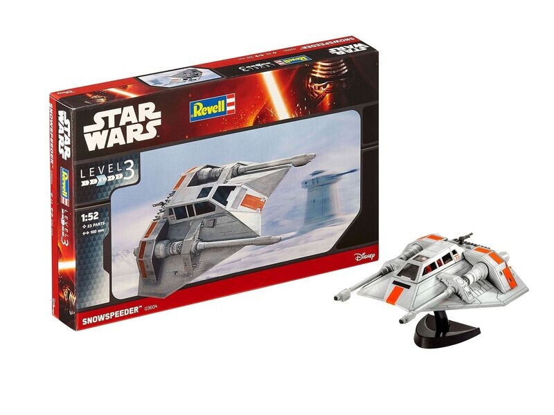 Revell 03604 Star Wars - Snowspeeder 1:52 Scale Plastic Model Kit Revell 03604 Star Wars - Snowspeeder 1:52 Scale Plastic Model Kit