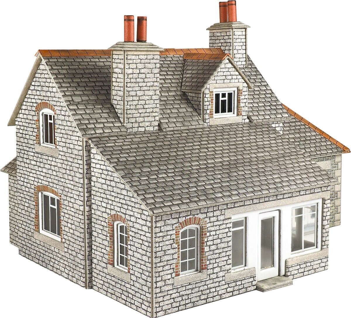 Metcalfe PO257 OO/HO Scale Grange House Card Kit