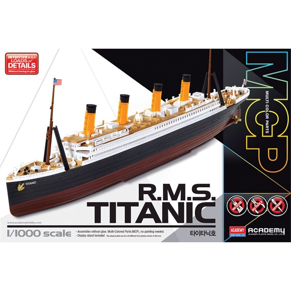 Academy 14217 R.M.S. Titanic 1/1000 Scale Plastic Model Kit