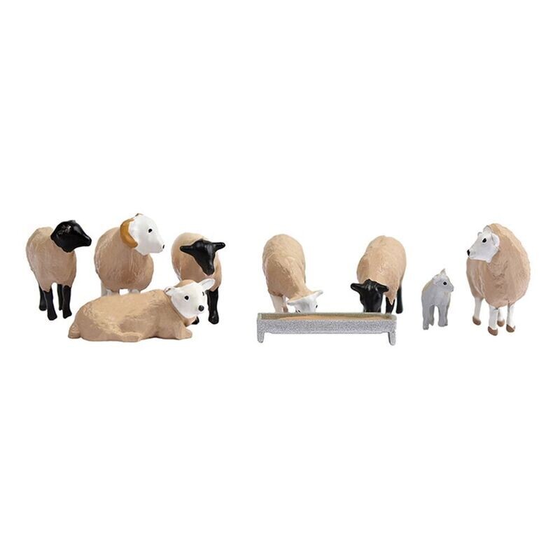 Bachmann Scenecraft 36-083 Sheep x 8 OO/HO Gauge Bachmann Scenecraft 36-083 Sheep x 8 OO/HO Gauge
