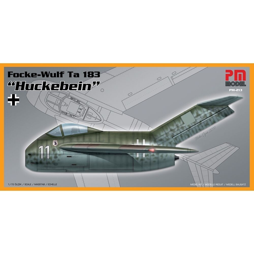 PM Model PM-213 Focke Wulf Ta-183 Huckebein 1:72 Scale Plastic Model Kit PM Model PM-213 Focke Wulf Ta-183 Huckebein 1:72 Scale Plastic Model Kit