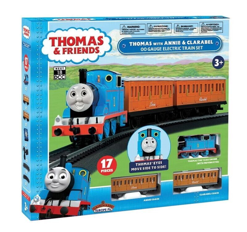 Bachmann 00642BE Thomas with Annie & Clarabel OO Scale Electric Train Set Bachmann 00642BE Thomas with Annie & Clarabel OO Scale Electric Train Set