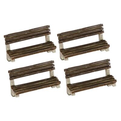 Bachmann 44-514 Scenecraft Benches (x4) OO/HO Gauge