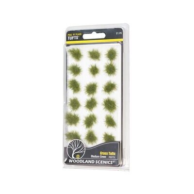 Woodland Scenics FS771 Medium Green Grass Tufts Woodland Scenics FS771 Medium Green Grass Tufts