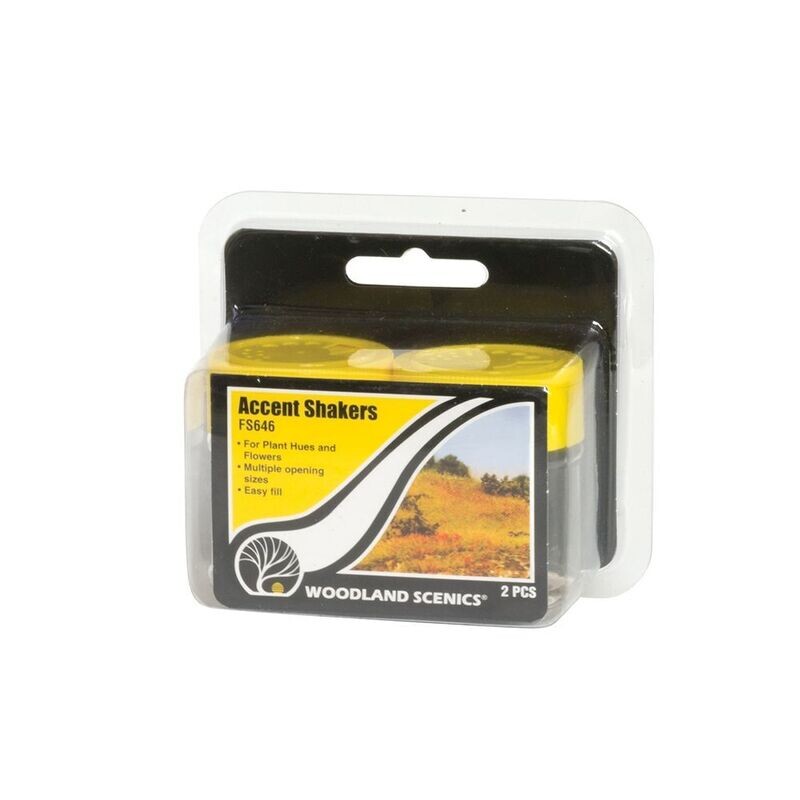 Woodland Scenics FS646 Accent Shakers 2 PCS
