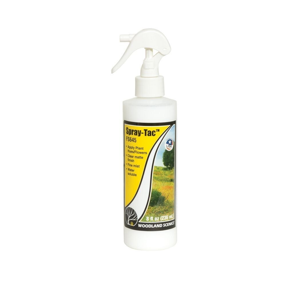 Woodland Scenics FS645 Spray-Tac™ 8 fl oz (236 mL) Woodland Scenics FS645 Spray-Tac™ 8 fl oz (236 mL)