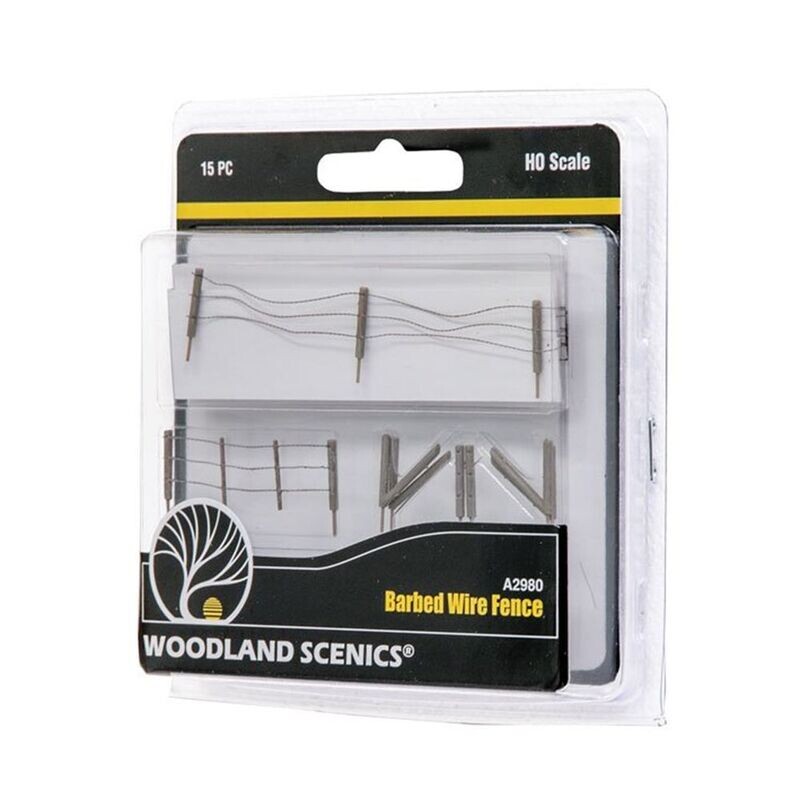 Woodland Scenics A2980 Barbed Wire Fence HO/OO Scale Woodland Scenics A2980 Barbed Wire Fence HO/OO Scale