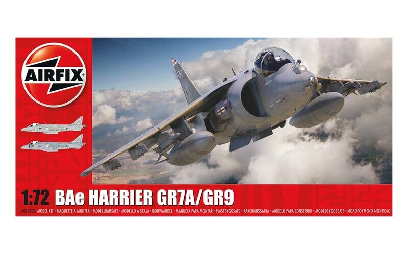 Airfix A04050A BAe Harrier GR7a / GR9 1/72 Scale Plastic Model Kit
