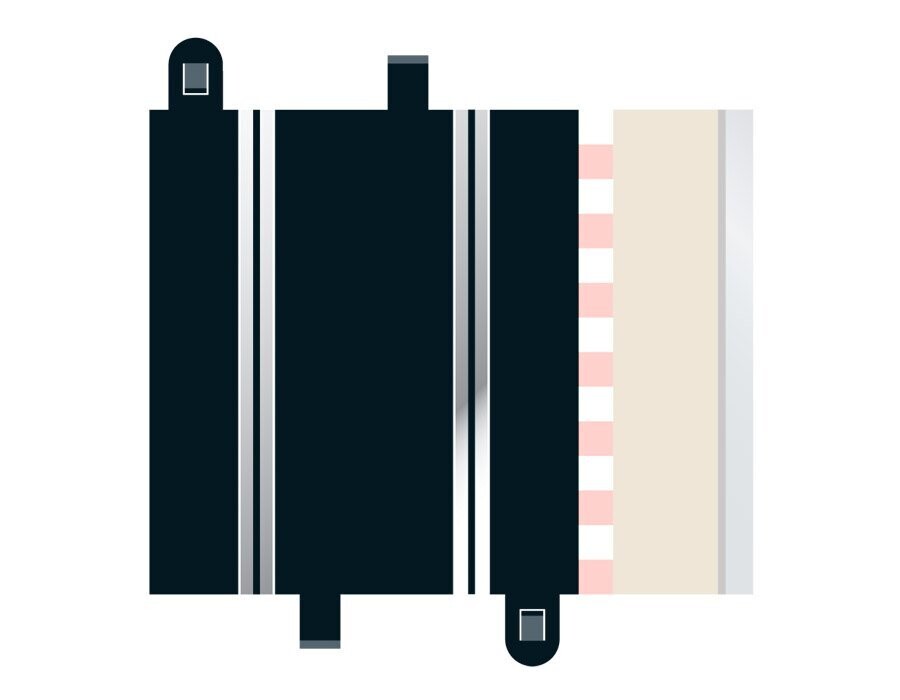 Scalextric C8207 Half Straight 175mm x 2 Scalextric C8207 Half Straight 175mm x 2