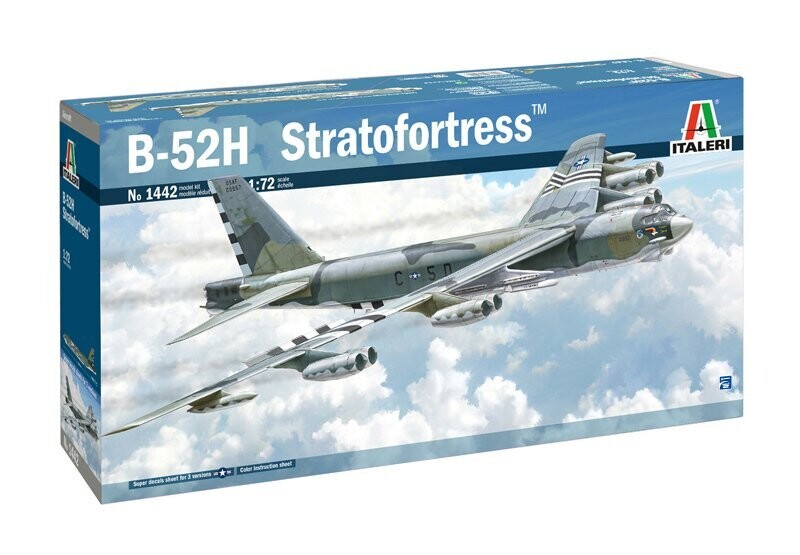 Italeri 1442 B-52H Stratofortress 1:72 Scale Plastic Model Kit Italeri 1442 B-52H Stratofortress 1:72 Scale Plastic Model Kit