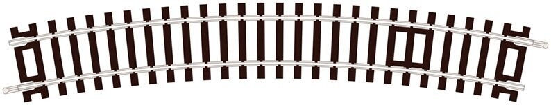 Peco ST-230 Standard Curve, 3rd Radius Code 100 OO/HO Gauge