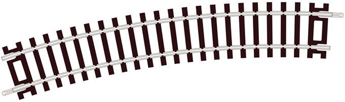 Peco ST-225 Standard Curve, 2nd Radius Code 100 OO/HO Gauge