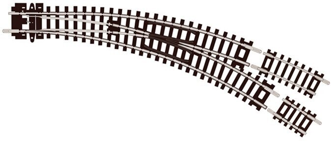Peco ST-44 Curved Turnout, Right Hand Code 80 N Gauge Peco ST-44 Curved Turnout, Right Hand Code 80 N Gauge