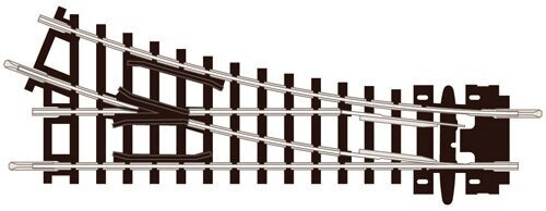 Peco ST-5 Turnout, 1st Radius, Right Hand Code 80 N Gauge