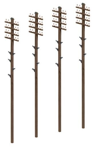 Ratio 452 Telegraph Poles Kit OO/HO Gauge