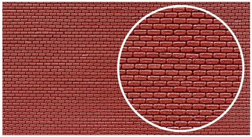 Wills Kits SSMP212 Brickwork, Plain Bond Builders Sheets x 4 OO/HO Gauge