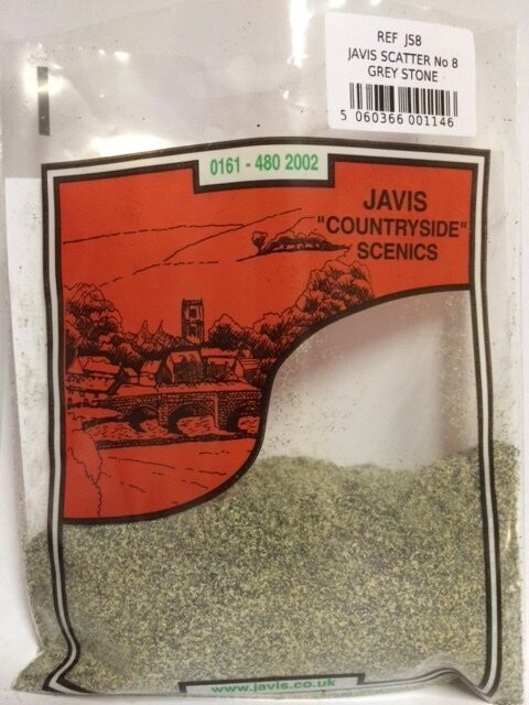 Javis Fine Ballast Chippings- Grey (Bag 220 grams) OO/HO Scale JFGST Javis Fine Ballast Chippings- Grey (Bag 220 grams) OO/HO Scale JFGST