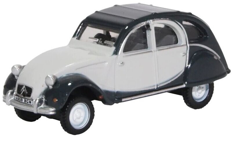 Oxford Diecast Citroen 2CV Charleston Cormorant Grey/Midnight Grey (76CT006) 1:76 (OO) Scale Model Oxford Diecast Citroen 2CV Charleston Cormorant Grey/Midnight Grey (76CT006) 1:76 (OO) Scale Model