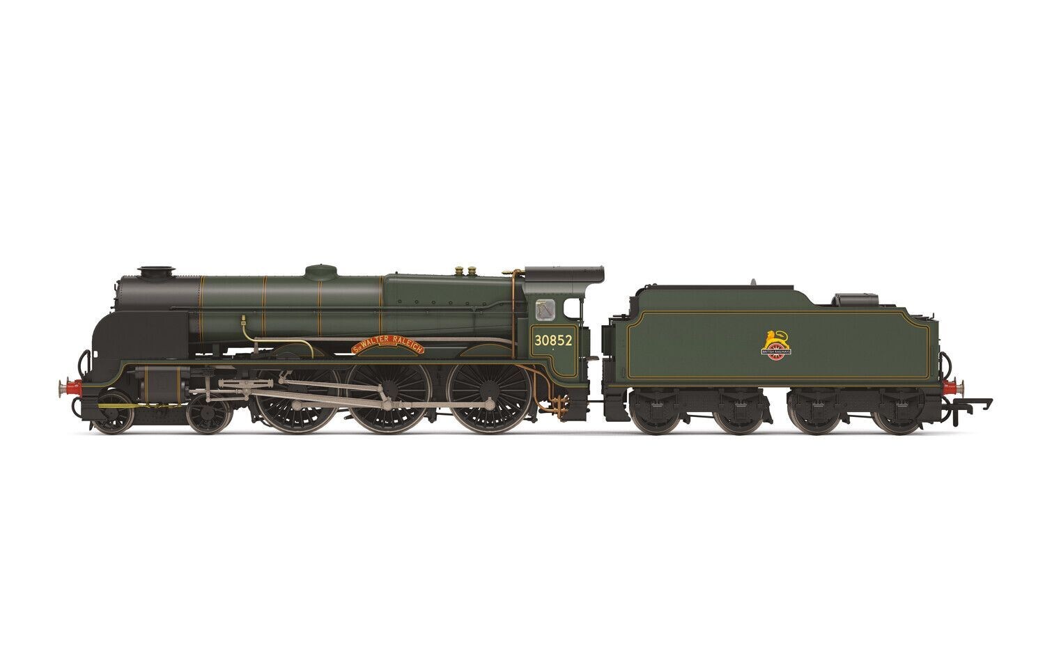 Hornby R3732 BR (Early), Lord Nelson Class, 4-6-0, 30852 'Sir Walter Raleigh' - Era 5 Hornby R3732 BR (Early), Lord Nelson Class, 4-6-0, 30852 'Sir Walter Raleigh' - Era 5