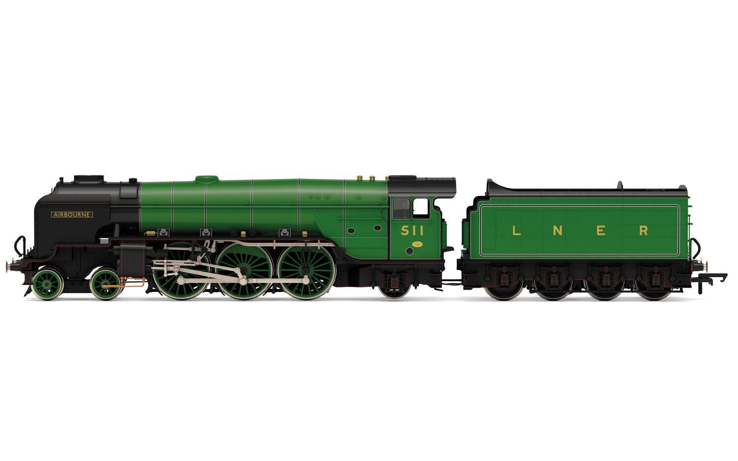 Hornby R3974 LNER, Thompson Class A2/3, 4-6-2, 511 'Airborne' - Era 3