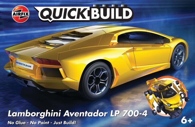 Airfix J6026 QUICKBUILD Lamborghini Aventador - Yellow Airfix J6026 QUICKBUILD Lamborghini Aventador - Yellow