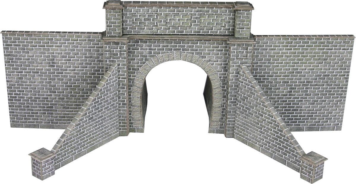 Metcalfe PN143 N Scale Single Track Tunnel Entrances Card Kit Metcalfe PN143 N Scale Single Track Tunnel Entrances Card Kit